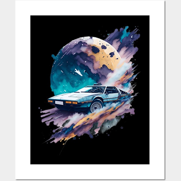 Summer Art DMC DeLorean Wall Art by Shop Goods